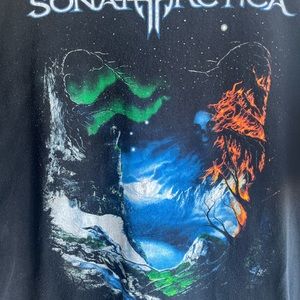 SONATA ARCTICA. Band t-shirt. Black size extra large black, vintage 2009 tour.